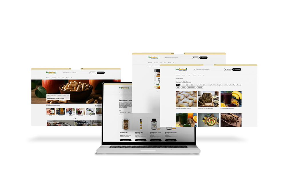 Referenz bioKontor Onlineshop